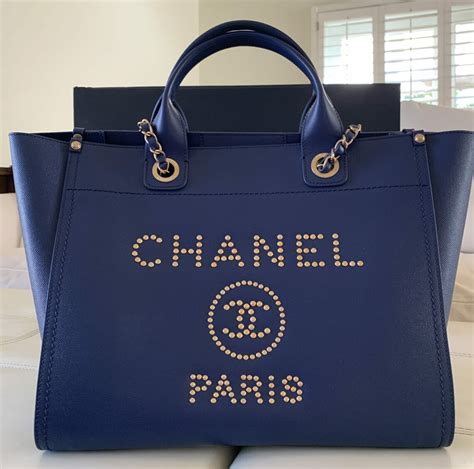 chanel deauville leather tote small|Chanel canvas tote 2021.